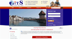 Desktop Screenshot of incoming-travel.ch