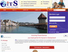 Tablet Screenshot of incoming-travel.ch